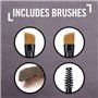 Rimmel LONDON Brow This Way Kit de Modelage de Poudre à Sourcils, Finition Soignée et Précision Ultime avec la Formule Duo Compa