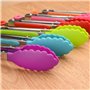 Fiyuer 7 Pcs Pinces Cuisine en Acier Silicone Pince à Salade Inox Outil de Cuisson pour Le Barbecue Le Buffet Le Grillade et Sal