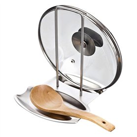 Gearmax® Acier Inoxydable Casserole Couvercle-Housse de Protection pour Repose-cuillère