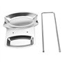 Gearmax® Acier Inoxydable Casserole Couvercle-Housse de Protection pour Repose-cuillère
