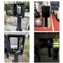 RENLXFI Colonne de Charge VE Boîtier De Protection pour Borne De Recharge pour Véhicule Électrique, Noir, Étanche À La Pluie, À 