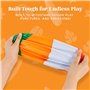 JOYIN Ballons de Plage Arc-en-Ciel (18 Paquets), Combo Set Comprenant 18 Ballons de Plage gonflables en 20"/50.8cm (6pcs), 16"/4