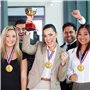 Médailles des lauréats des concours