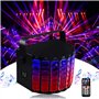ZH-VBC Discolicht Lampe de scène à LED 9 couleurs de fête avec 3 modes de contrôle de la musique Éclairage de fête pour karaoké