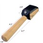 Brosse à chaussures de danse pour ruguer les semelles en cuir – Brosse à gratter professionnelle avec manche en bois avec étui d