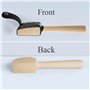 Brosse à chaussures de danse pour ruguer les semelles en cuir – Brosse à gratter professionnelle avec manche en bois avec étui d