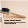 Brosse à chaussures de danse pour ruguer les semelles en cuir – Brosse à gratter professionnelle avec manche en bois avec étui d