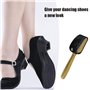 Brosse à chaussures de danse pour ruguer les semelles en cuir – Brosse à gratter professionnelle avec manche en bois avec étui d