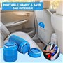 Lot de 12 sacs à vomissements jetables - 1000 ml - Anti-fuite - Avec fermeture à pression - Portable et durable - Pour voyage en