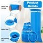 Lot de 12 sacs à vomissements jetables - 1000 ml - Anti-fuite - Avec fermeture à pression - Portable et durable - Pour voyage en