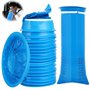 Lot de 12 sacs à vomissements jetables - 1000 ml - Anti-fuite - Avec fermeture à pression - Portable et durable - Pour voyage en