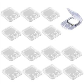 Lot de 15 étuis pour cartes SD - Étui de rangement pratique pour cartes mémoire - Idéal pour organiser et protéger les cartes SD