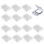 Lot de 15 étuis pour cartes SD - Étui de rangement pratique pour cartes mémoire - Idéal pour organiser et protéger les cartes SD
