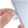 GSKQCRPR Lot de 10 outils d'éjection de carte SIM – Broches métalliques universelles pour iPhone/Samsung/Android, extracteur de 