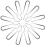 GSKQCRPR Lot de 10 outils d'éjection de carte SIM – Broches métalliques universelles pour iPhone/Samsung/Android, extracteur de 