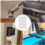 Lot de 12 écrous annulaires M6 en acier inoxydable avec œillets et rainures M6 - Accessoires pour le levage et le transport