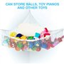 2PCS Rangement peluche Jouet Hamac enfant Filet de rangement hamac pour animaux en peluche Organisateur pour Chambre d'Enfant Bé
