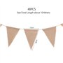 48 Pieces Fanion Bunting pour Mariage Anniversaire Noël Plein Air et