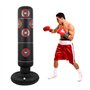 Sac de frappe gonflable sur pied - 160 cm - Sac de sable de fitness pour adultes et enfants - Pour entraînement réflexe - Fitnes