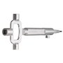 Boveution Sliver Locksmith Tool Multi Purpose Cylinder Gauge Cam Turner Spectle Turner