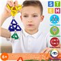 Ensemble 144PCS Blocs Magnétiques Jouets éducatifs pour Enfants