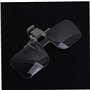 2X Lunettes Style Loupe Loupe avec Clip pour Livres de Lecture