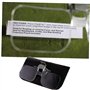 2X Lunettes Style Loupe Loupe avec Clip pour Livres de Lecture