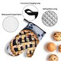 Blueberry Pie 01 Lot de 2 maniques de four à micro-ondes et barbecue