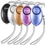 Zjmirensho Forepin Alarme de sécurité personnelle Porte-clés Alarme d'auto-défense LED Lampe Torche jusqu'à 140 DB