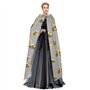 MQGMZ Cape à capuche avec impression de véhicules de construction - Pour adulte et femme - Costume de sorcière et de vampire pou