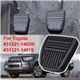 Szwaldaper 2X Couvercle en Caoutchouc de Coussinet de pédale de Voiture d'embrayage de Frein véhicules Trans, for Toyota, 4Runne