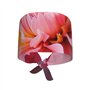 POCUK Bonnet de cuisine confortable avec sangle réglable Motif fleur Rose, Noir , taille unique