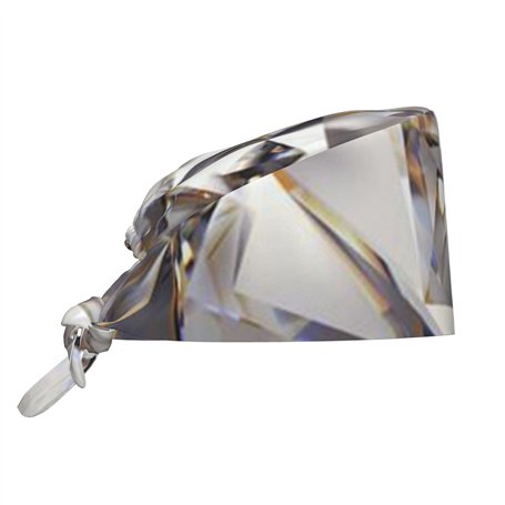 Bonnet de cuisine à paillettes avec motif abstrait et cristal - Confortable - Pour le nettoyage - Pour cuisine