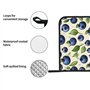 Blueberry Pattern03 Lot de 2 maniques isolantes carrées pour cuisine et pâtisserie