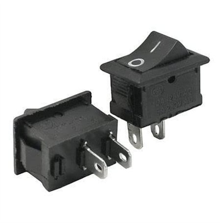 QOFRQNTJ Commutateur 2 pièces AC 250V/6A 125V/10A SPST 2 Positions Interrupteur à Bascule for Outil électrique