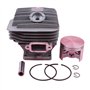 NKCVEZBW Kit de circlips for axe de Piston de Cylindre de 52 mm, Compatible avec la tronçonneuse MS460 046 MS 460, pièce de Rech