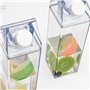 BAODBF Lot de 2 bouteilles de lait de 1 litre - En plastique - Pour lait, jus, eau
