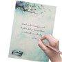 Lot de papier à lettres style chinois avec enveloppes - 32 feuilles de papier à lettre aux couleurs assorties - 16 enveloppes