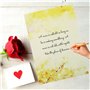 Lot de papier à lettres style chinois avec enveloppes - 32 feuilles de papier à lettre aux couleurs assorties - 16 enveloppes