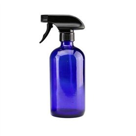 500ML Flacon Vaporisateur en Verre Bleu Conteneur de Bouteille en Verre de Boston Avec Pulvérisateurs Pour Aromathérapie Huiles