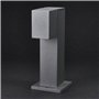 LED Borne Eclairage Exterieur Lorik (Moderne) en Noir Aluminium (1 lampe,à), Lumineuse Exterieur, Luminaire Lampe Jardin, Led