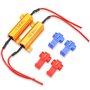 NATGIC 4pcs 50W 8 ohms Résistances de Charge LED Résistance de Charge de Phare Feux de Brouillard Décodeur LED Clignotants Résis