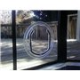 Mode pour animal domestique Chien Verrou de fenêtre/porte 4 Way Cat Puppy Doggie Porte verrouillable ronde transparente Gate pou
