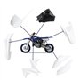 JUNPIY Kit de carénage en plastique for moto, Kit de carrosserie de moto, Dirt Pit Bike, panneau latéral de garde-boue avant et 