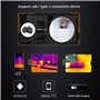 Caméra d'imagerie thermique infrarouge à résolution infrarouge 384 x 288 pour Android Micro USB ou Smartphone USB-C avec caméra 