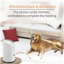 SKYMEE Dog Caméra Audio Bidirectionnel Vision Nocturne pour Chien Surveillance à Distance WiFi Distributeur d’Aliments pour Anim