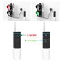 WNGJZZYC Feu Stop LED 100mm, Feu Tricolore Télécommandés, Signalisation Lumineuse Industrielle pour Quai de Chargement, Prêt à l