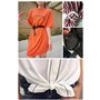 HOSTK 30pc Résine En Plastique Métal Tee Shirt Ceinture Vêtements Clip Agrafe Anneau Écharpe Boucle Ronde Fashion Party Coloré D