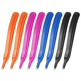 HOSTK 8pcs outil de dégrafeur magnétique extracteur stylo-type sans effort pour l'école de bureau et la maison noir bleu rose or
