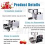 ZHLINGQ Machine électrique pour Sauce Tomate, Moulin à Tomates Professionnel 450 W, Presse-Purée électrique pour Tomates, Moulin